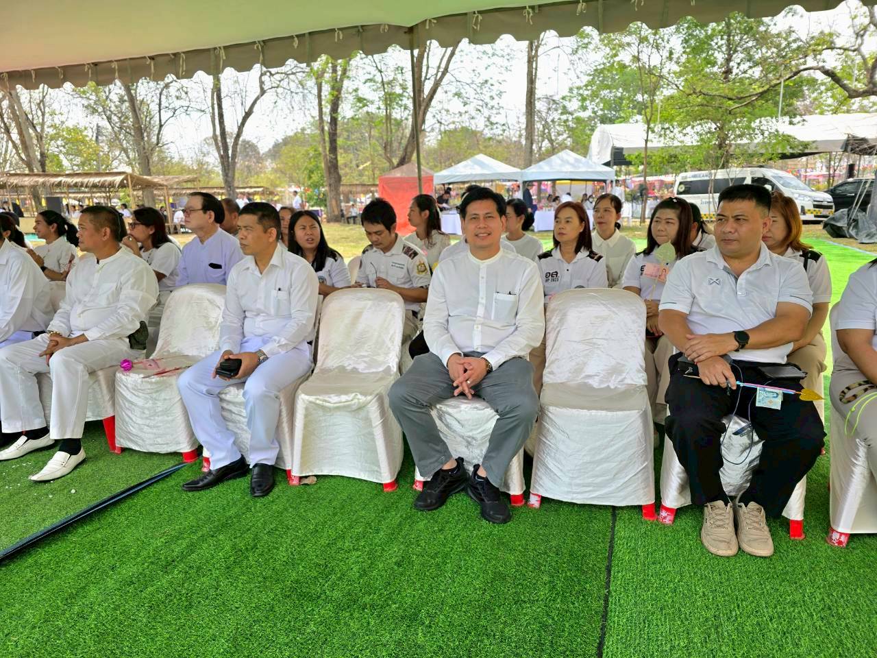 title - วันที่ 24 กุมภาพันธ์ 2569 นายวิทูล ประดิษฐบุญ พร้อมด้วย เจ้าหน้าที่ ส.ป.ก.ปราจีนบุรี เข้าร่วมพิธีบวงสรวงงานเทศกาลมาฆปูรมีศรีปราจีน ครั้งที่ 40